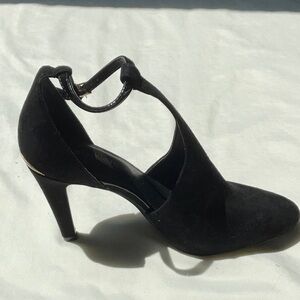 Calvin Klein black suede shoes.